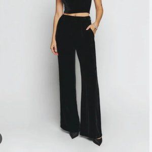 UNWORN. Reformation Wes Velvet Wide Leg Pants. 2